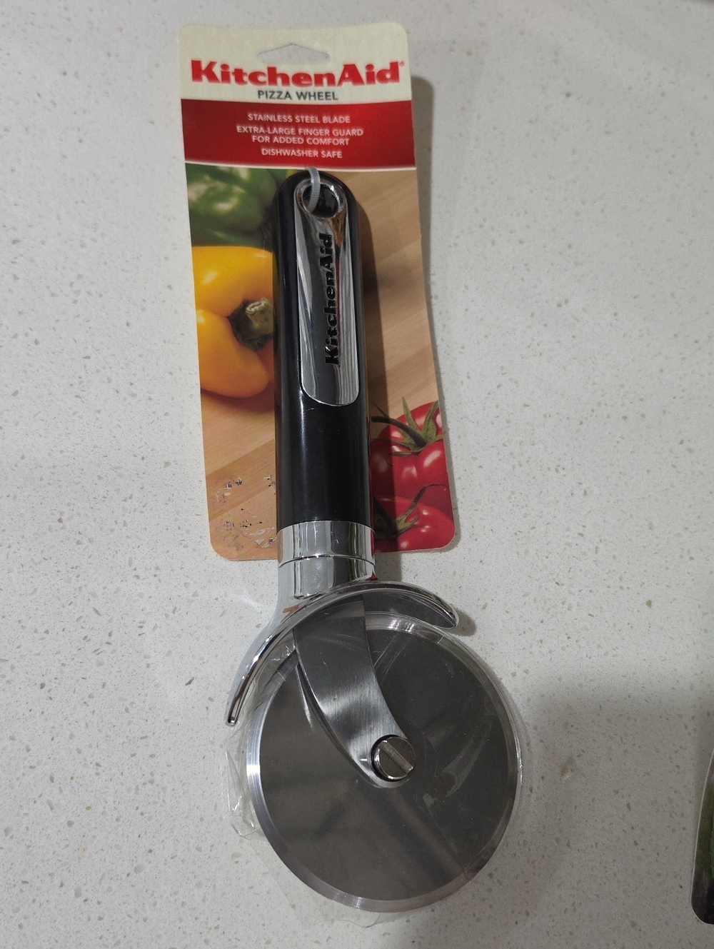 KitchenAid Black and Silver Pizza Cutter Wheel